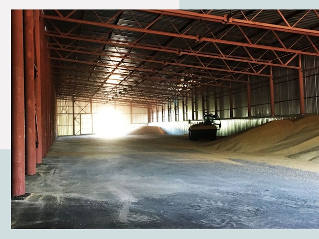 Строительство зернохранилищ в Кирово-чепецке