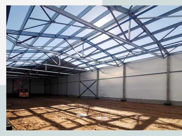 Строительство сенохранилищ в Кирово-чепецке