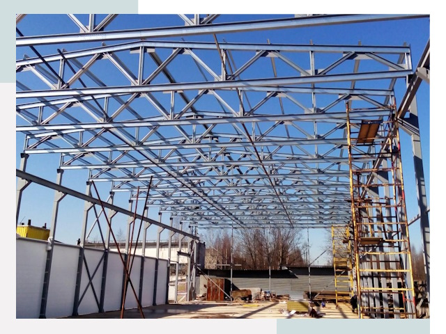 Строительство цехов в Кирово-Чепецк от 652 руб. под ключ