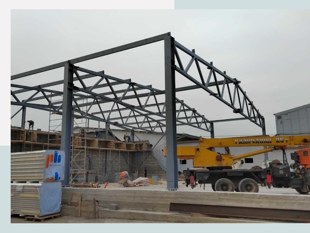 Строительство цехов в Кирово-чепецке