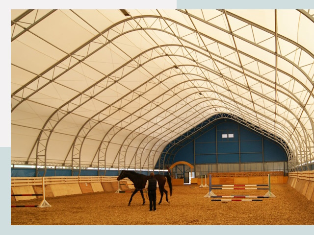 Строительство конных манежей в Кирово-чепецке