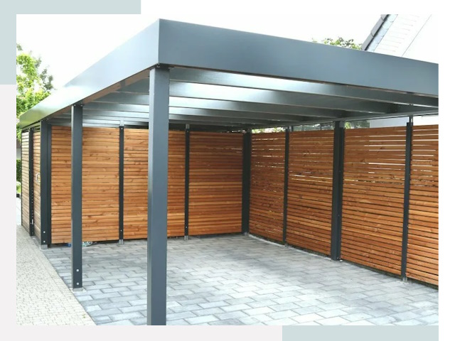 Навесы для парковки в Кирово-чепецке