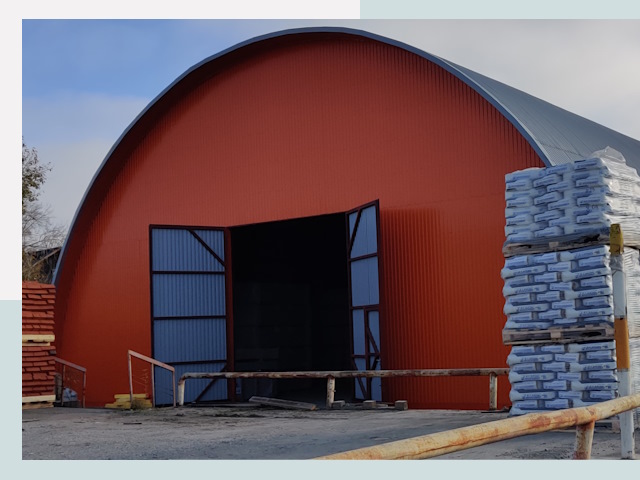 Полукруглые ангары по цене от 652 руб. в Кирово-Чепецк