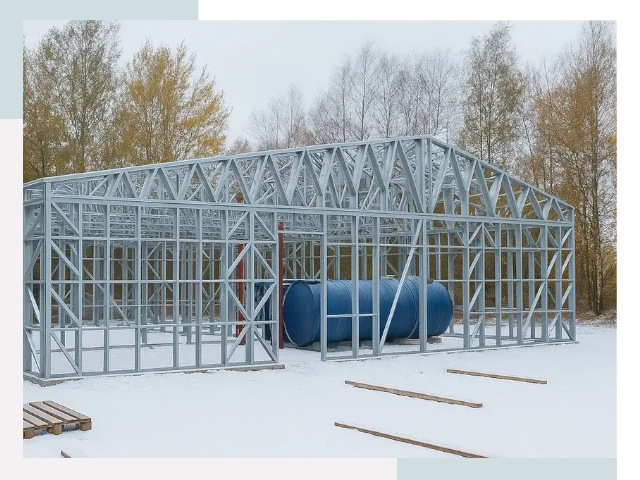 Металлические ангары в Кирово-чепецке