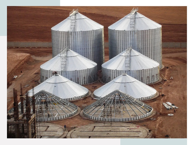 Строительство зерновых силосов в Кирово-чепецке