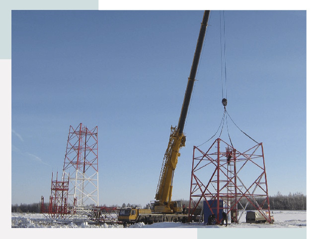 Монтаж вышек связи в Кирово-чепецке