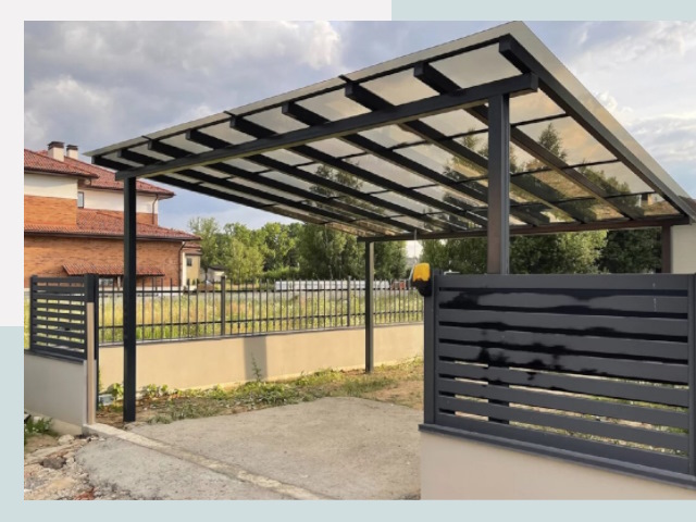 Металлические навесы в Кирово-Чепецк от 652 руб. за м²