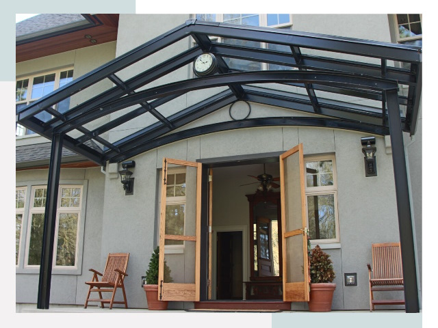 Козырьки металлические в Кирово-чепецке