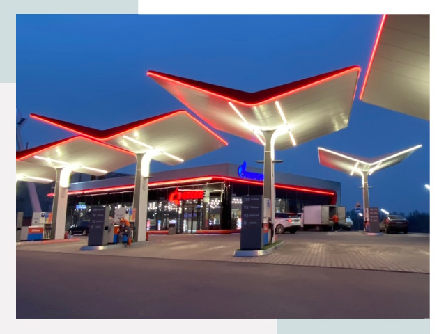 Навесы для АЗС в Кирово-чепецке