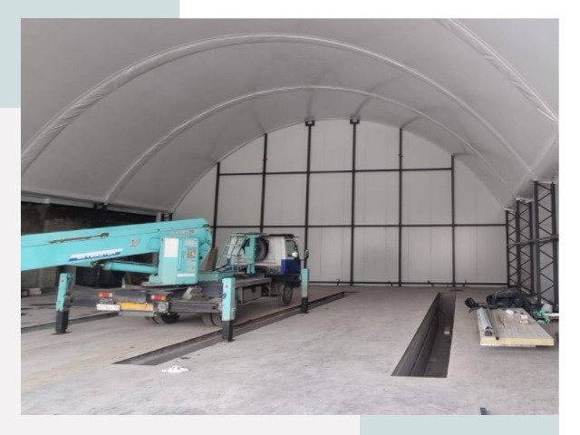 Внутреннее оснащение ангаров в Кирово-чепецке